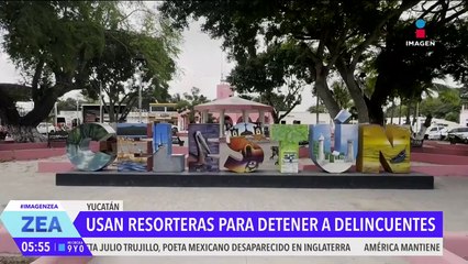 Policías de Celestún, Yucatán, usaron resorteras para detener a 2 ladrones
