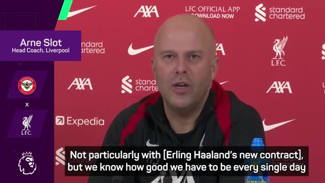 Haaland contract the reason players join the Premier League - Slot