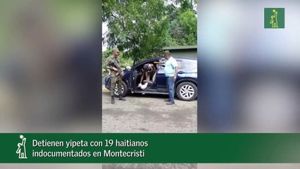 Detienen yipeta con 19 haitianos indocumentados en Montecristi_1