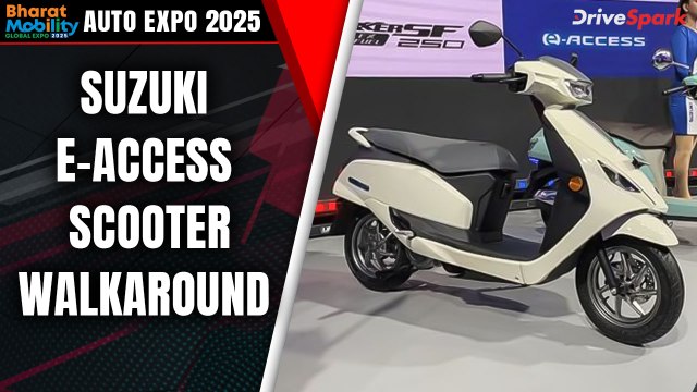 Auto Expo 2025: Suzuki e-Access scooter Walkaround | Promeet Ghosh