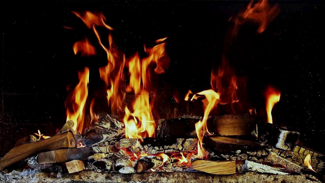 Cozy Fireplace with Relaxing Slow Jazz & Crackling Fire Sounds – Perfect for Sleep, Relaxation & Chill