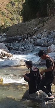 Angling in Nepal | Himalayan Trout Fishing with Hook and Rod |