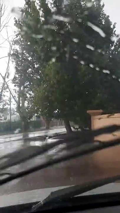 Fuerte tormenta en Luján de Cuyo