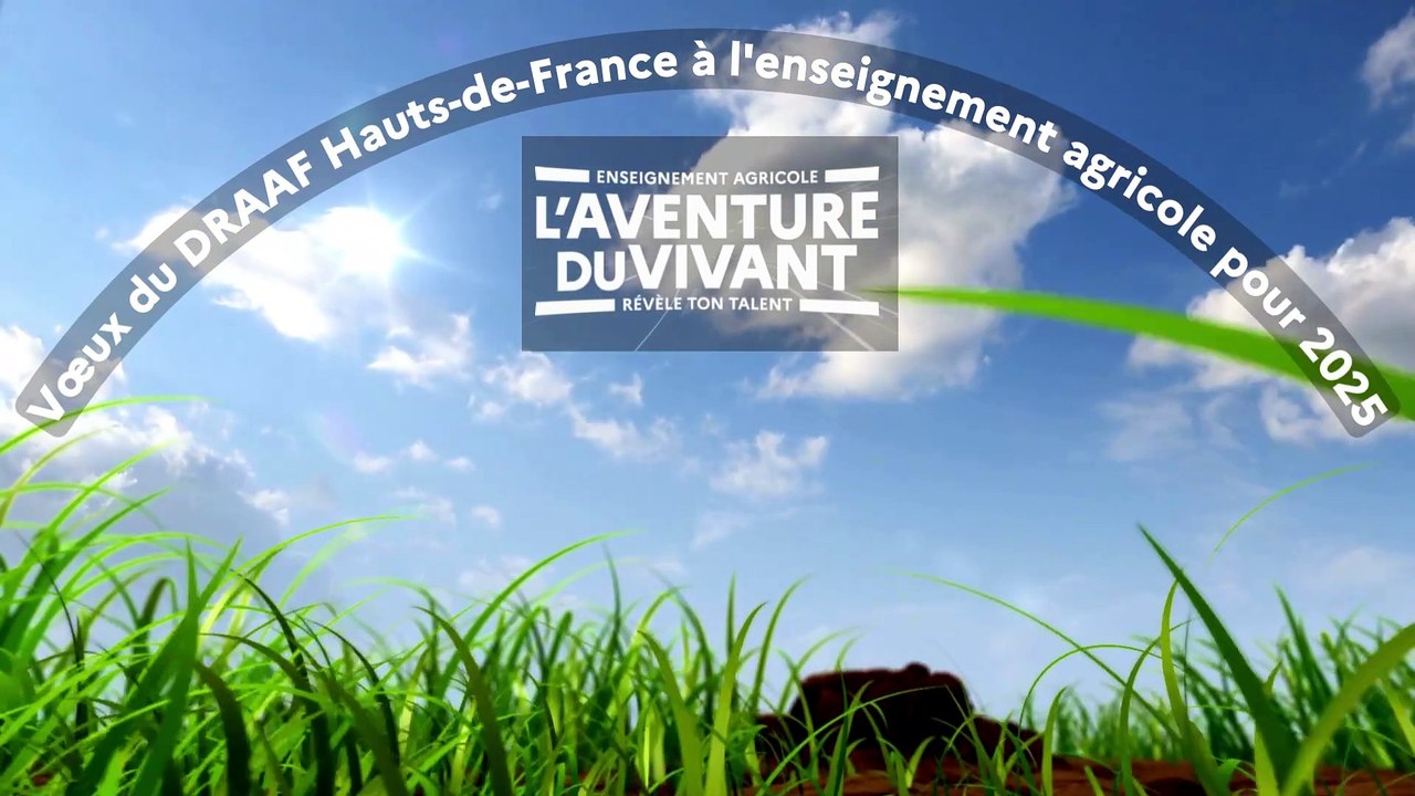 Vœux du DRAAF Hauts-de-France à l'enseignement agricole pour 2025