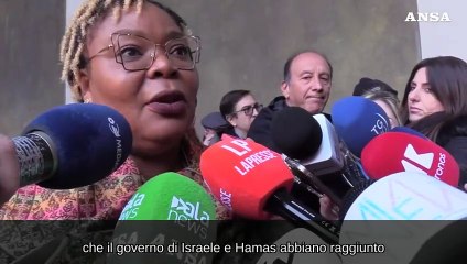 Premio Nobel Gbowee: "A Gaza genocidio, speriamo l'accordo duri"