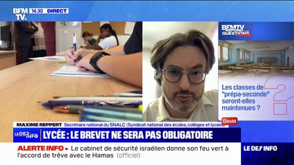 Les classes de "prépa-seconde" seront-elles maintenues?  BFMTV répond à vos questions