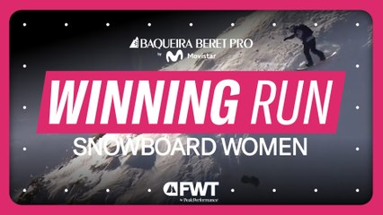 Noémie Equy Winning Run I 2025 Baqueira Beret Pro by Movistar