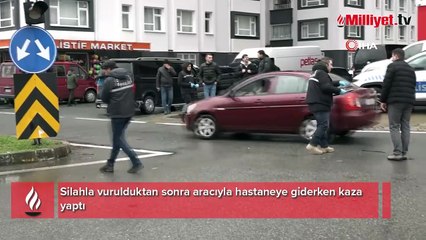 Rize’de dehşete düşüren olay! Önce silahla yaralandı sonra kaza yaptı