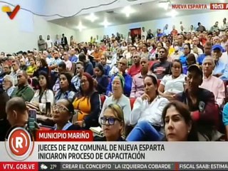 Nueva Esparta I Jueces de paz reciben proceso de capacitación de justicia en el mcpio. Mariño