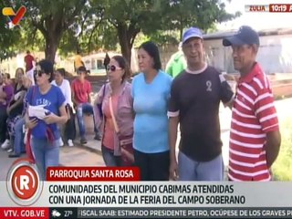 Zulia I En la pquia. Santa Rosa se realizó jornada integral y Feria del Campo Soberano a bajo costo