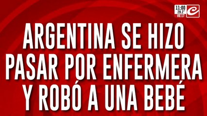 Horror en Paraguay: argentina se hizo pasar por enfermera y robó una bebé del hospital