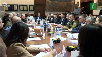 URGENTE: Gabinete de seguridad israelí aprueba acuerdo de tregua en Gaza