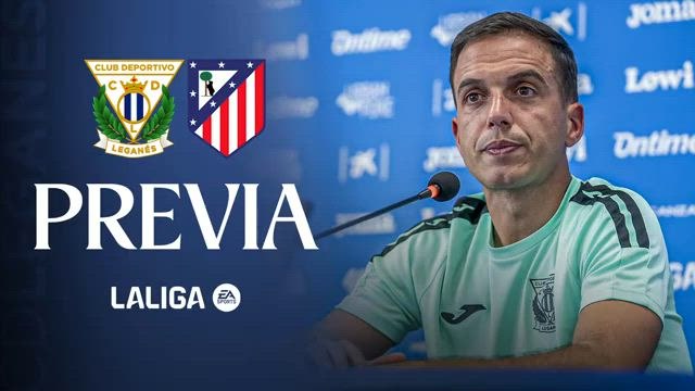Rueda de prensa de Borja Giménez del Leganés vs. Atlético de Madrid