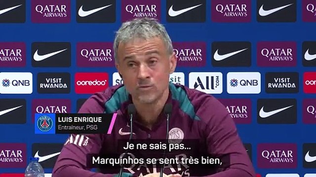 Marquinhos et Dembélé absents contre Lens