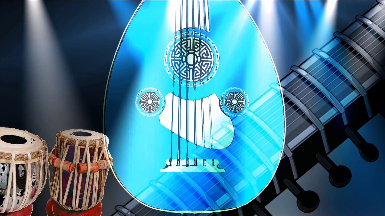 🎶 ZAGAL _ trio : Oud & Composer : HUSSEIN ELMASRY - Sitar : Narendra BATAJU - Tabla : Anand KUMAR