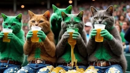 🏈🐾 Cats Take Over The Football Stadium😸- Funny Cats Doing Human Things