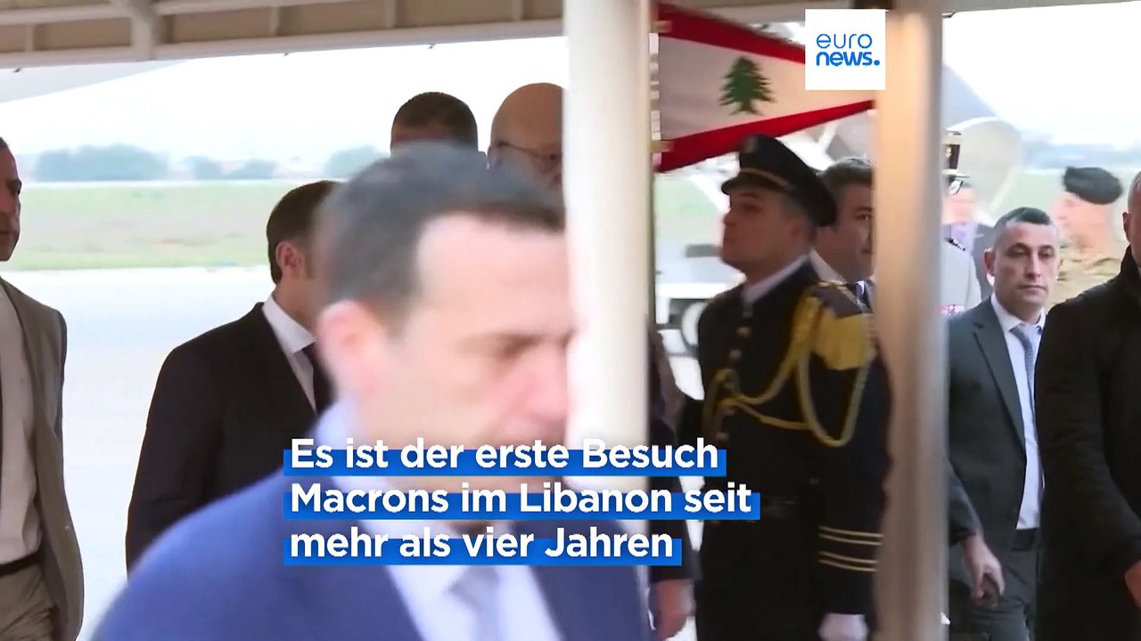 Beirut: Frankreichs Präsident Macron trifft neue libanesische Führung