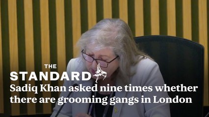 Sadiq Khan asked nine times whether there are grooming gangs in London