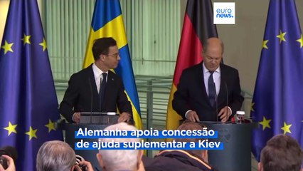 Scholz criticado por bloquear pacote de ajuda suplementar de 3 mil milhões de euros à Ucrânia
