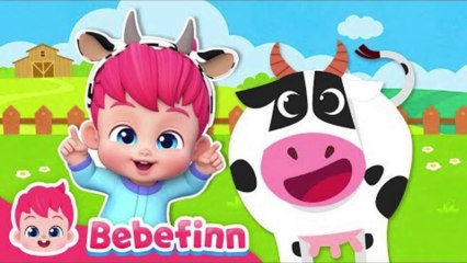 Meet Bebefinn and the Cow! Fun Animal Adventure for Kids | Learning & Entertainment