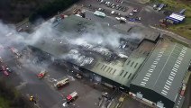 NIFRS at RiverRidge recycling blaze
