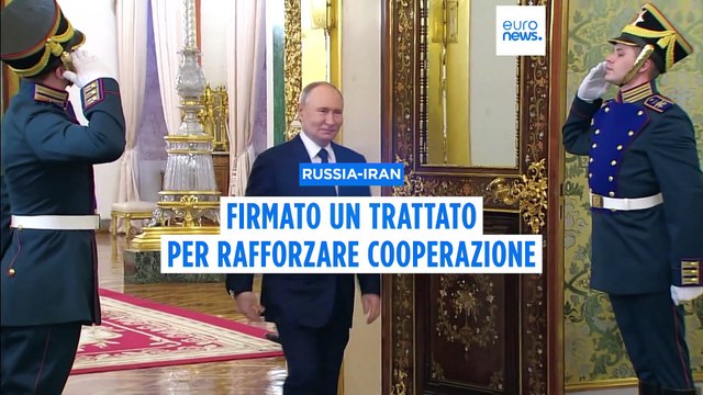 Russia-Iran, firmato trattato di partenariato strategico globale: cooperazione contro diktat esterni