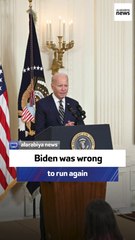 Biden was wrong to run again