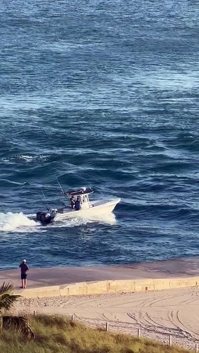 The wavy Haulover Inlet from above. Filmed exclusively for us by my good friend Scott