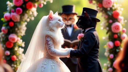 😻Cute Cat Wedding😻🥂 - Funny Cats Doing Human Things🍾