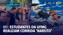Estudantes realizam corrida ‘Naruto’ na UFMG