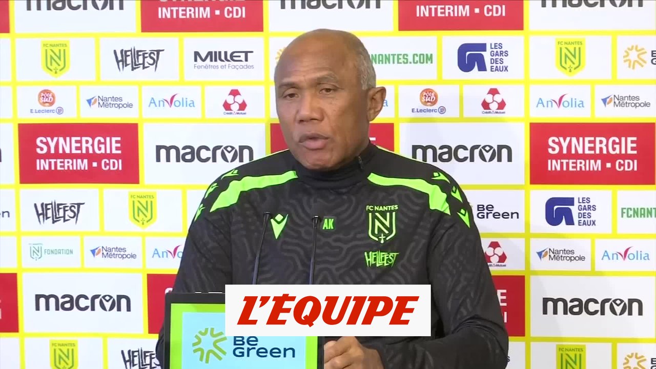 Kombouaré : «Saint-Etienne, ça va être un match chaud» - Foot - L1 - Nantes