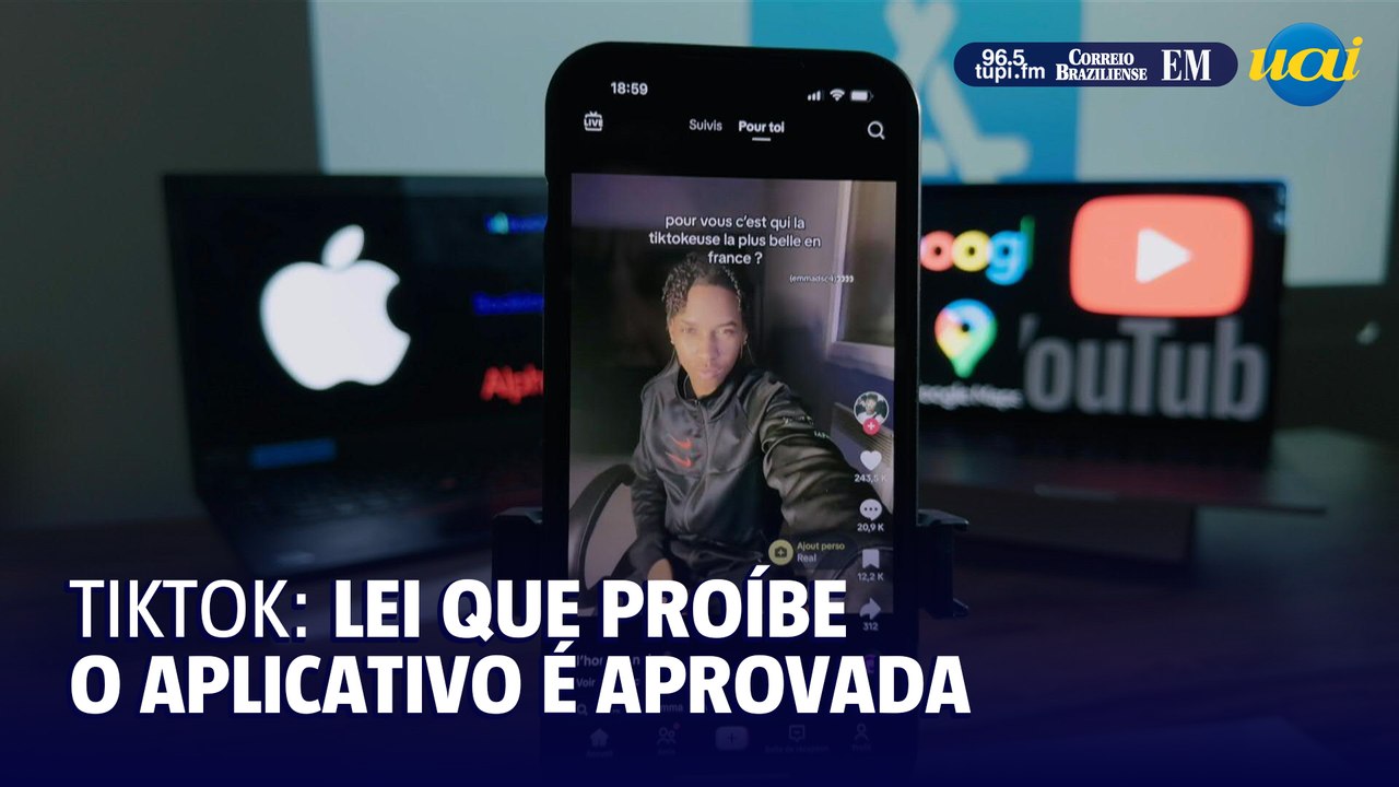 Lei que proíbe o TikTok é aprovada nos EUA