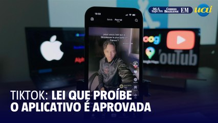 Lei que proíbe o TikTok é aprovada nos EUA