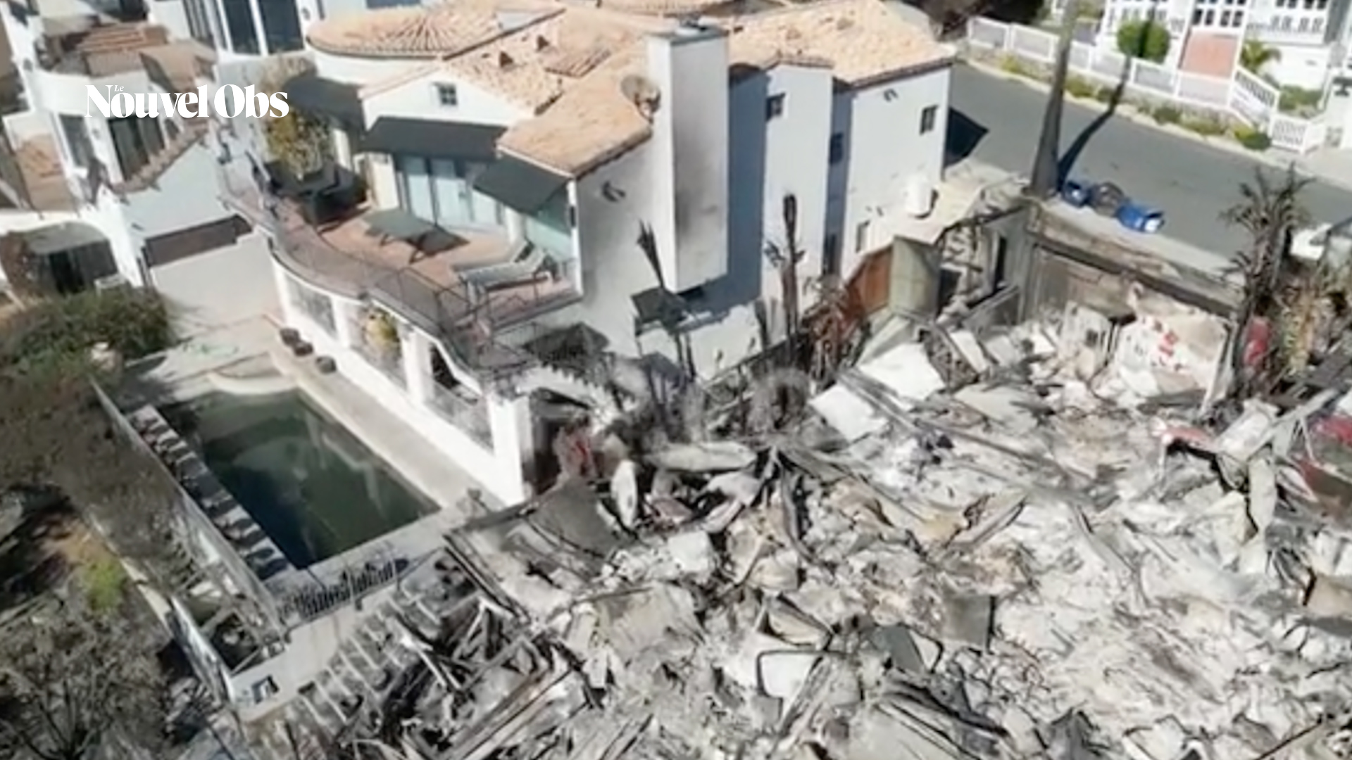 Incendies de Los Angeles : des vidéos de drone à Malibu montrent l'ampleur des destructions