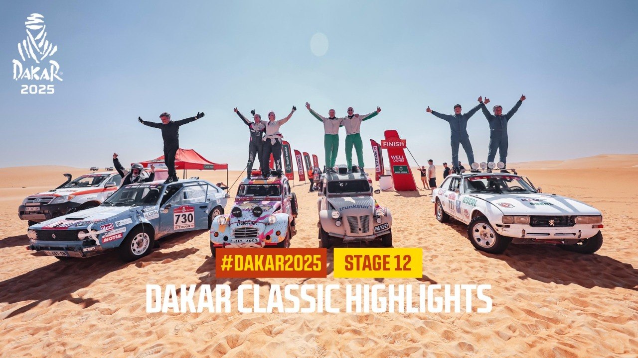 Dakar Classic Highlights - Stage 12 - #Dakar2025 - Vidéo Dailymotion