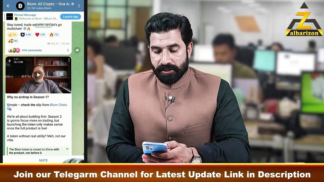 Blum Season 1 Airdrop _ Blum Airdrop Update _ Blum Coin Update _ Crypto News Today _ Albarizon