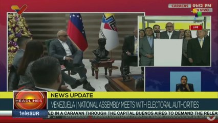 Venezuela, National Assembly and CNE meet to review proposal for the 2025 electoral schedule