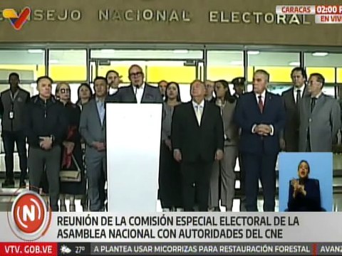 Pdte. AN Rodríguez: La LOPRE no puede ser modificada 6 meses antes de convocar el evento electoral