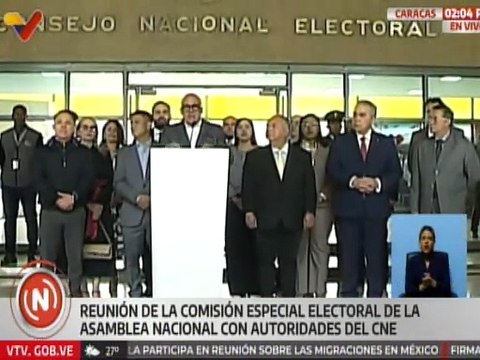 Pdte. AN Rodríguez: El CNE es el único ente autorizado para la organización de eventos electorales