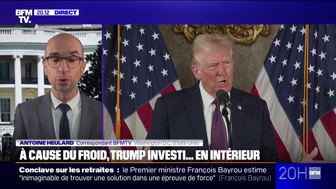 États-Unis: en raison du froid qui frappe le pays, Donald Trump sera investi à l'intérieur du Capitole