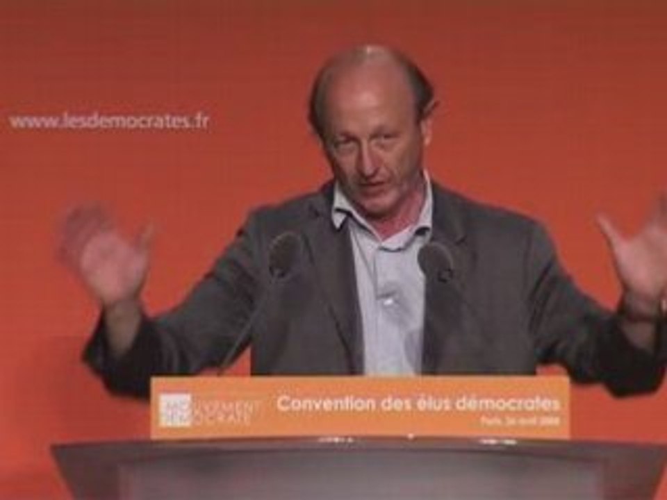 Jean-Luc Bennahmias intervention 26.04.2008