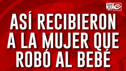 Así recibieron a la mujer que robó al bebé en Paraguay