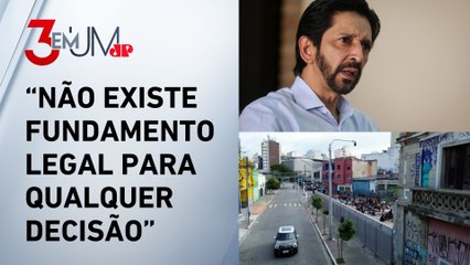 Nunes sobre construção de muro na Cracolândia e ação do STF: “Ainda não recebemos notificação”