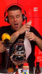 El sufrimiento de Arkano rapeando en 'A las bravas'