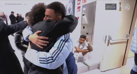 Marcelo se reencuentra con sus excompañeros del Real Madrid