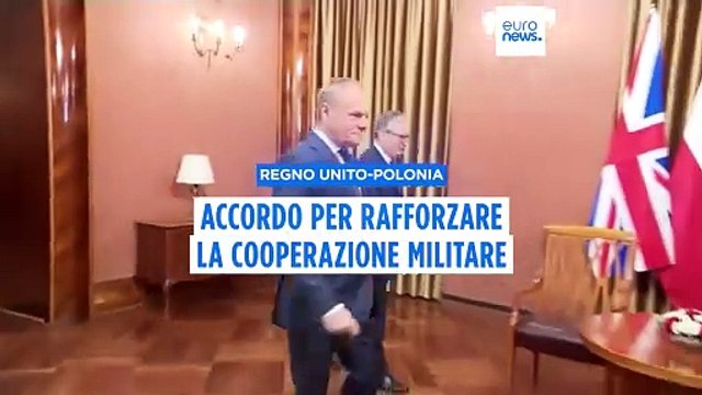 Regno Unito-Polonia: avviati i colloqui tra Starmer e Tusk per un accordo di cooperazione militare