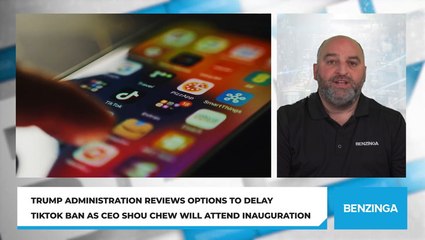 Trump Administration Reviews Options To Delay TikTok Ban As CEO Shou Chew Will Attend Inauguration