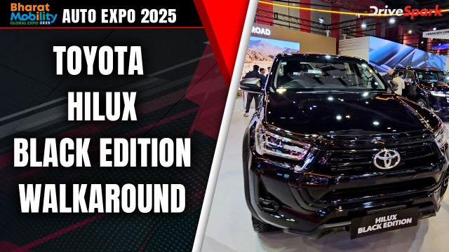 Auto Expo 2025: Toyota Hilux Black Edition Walkaround | Promeet Ghosh