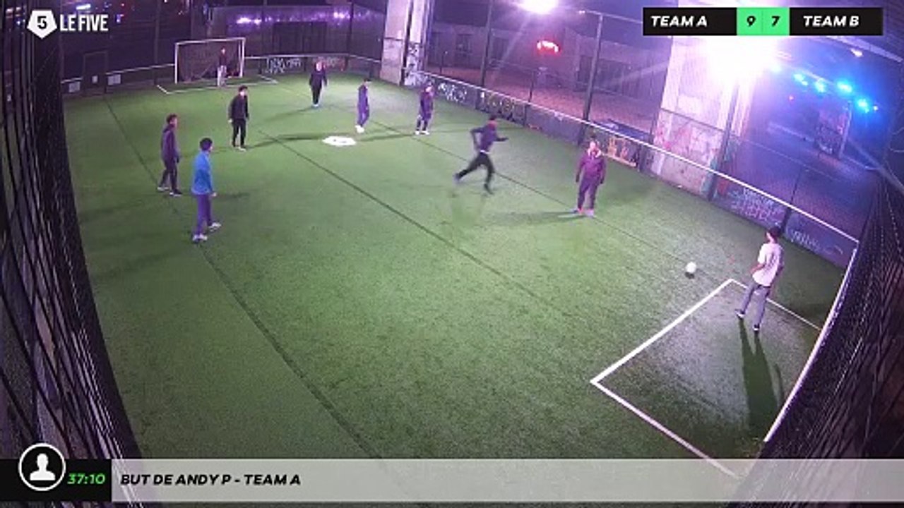 But de Andy P - Team A