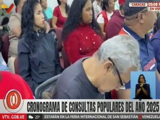 Autoridades nacionales afinan cronograma para la Consulta Popular del próximo 2 de febrero